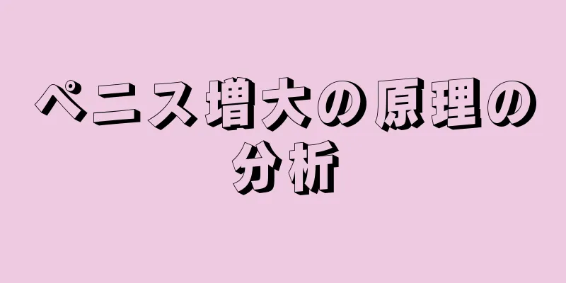 ペニス増大の原理の分析
