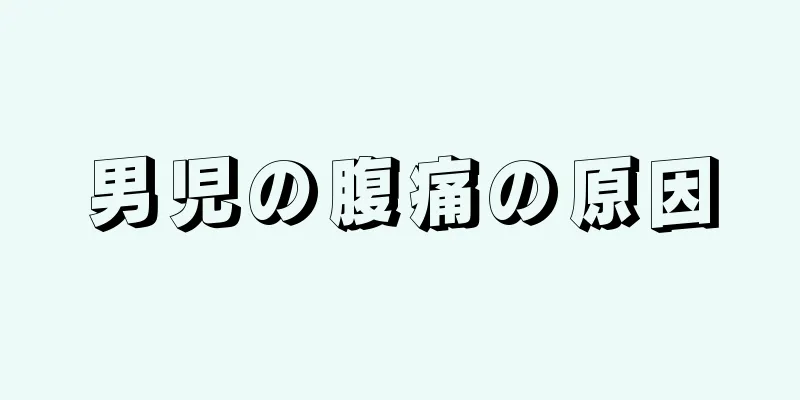 男児の腹痛の原因