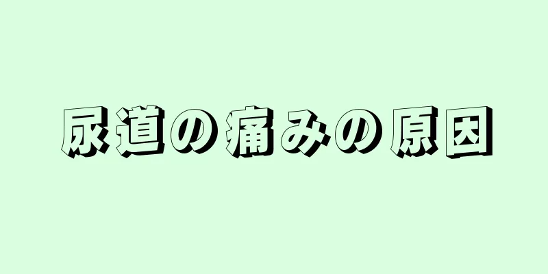 尿道の痛みの原因