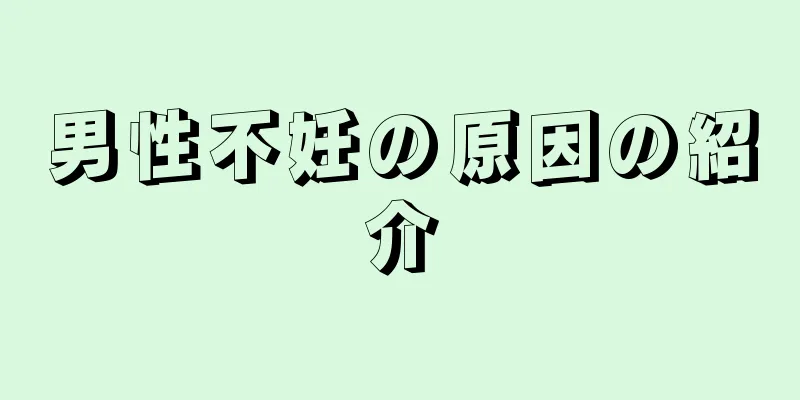 男性不妊の原因の紹介