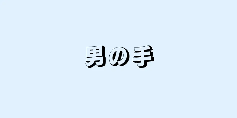 男の手