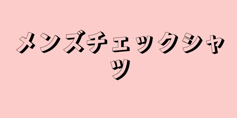 メンズチェックシャツ