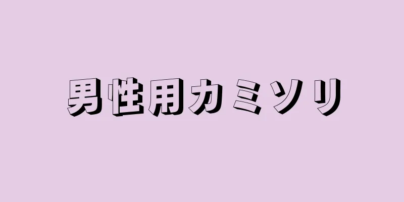 男性用カミソリ