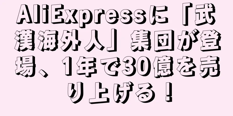 AliExpressに「武漢海外人」集団が登場、1年で30億を売り上げる！