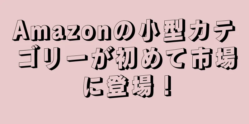 Amazonの小型カテゴリーが初めて市場に登場！
