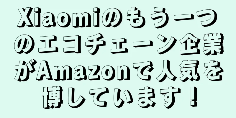 Xiaomiのもう一つのエコチェーン企業がAmazonで人気を博しています！