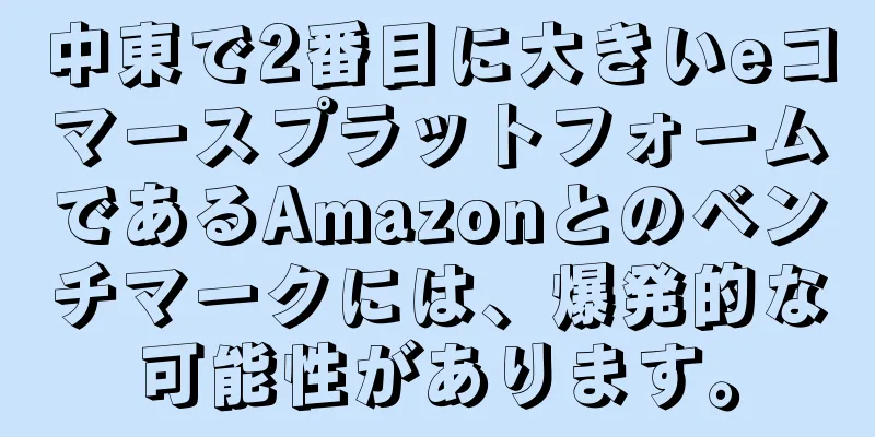 中東で2番目に大きいeコマースプラットフォームであるAmazonとのベンチマークには、爆発的な可能性があります。