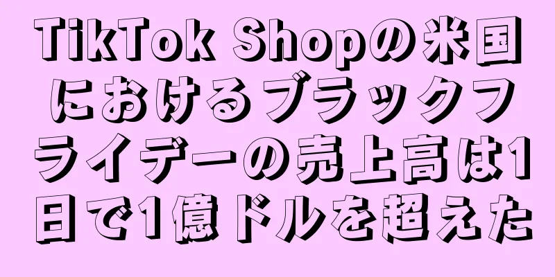 TikTok Shopの米国におけるブラックフライデーの売上高は1日で1億ドルを超えた