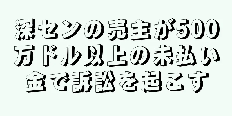 深センの売主が500万ドル以上の未払い金で訴訟を起こす