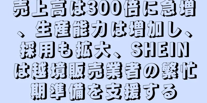売上高は300倍に急増、生産能力は増加し、採用も拡大、SHEINは越境販売業者の繁忙期準備を支援する