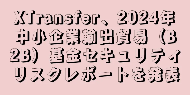XTransfer、2024年中小企業輸出貿易（B2B）基金セキュリティリスクレポートを発表