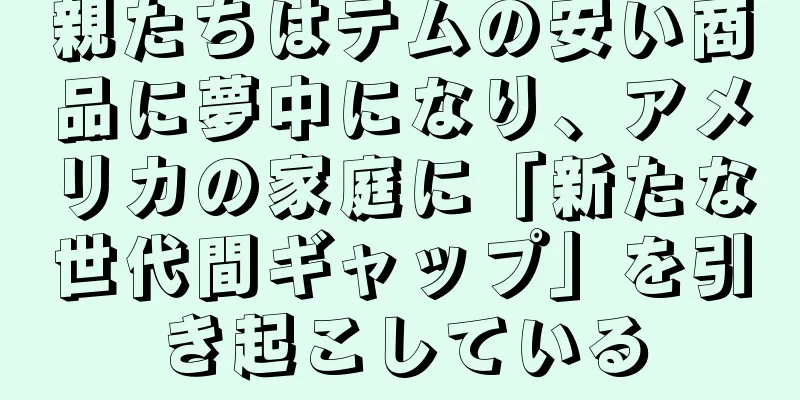 親たちはテムの安い商品に夢中になり、アメリカの家庭に「新たな世代間ギャップ」を引き起こしている