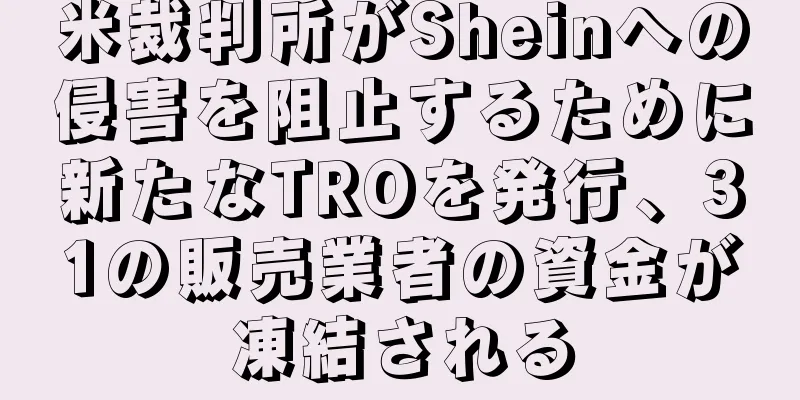 米裁判所がSheinへの侵害を阻止するために新たなTROを発行、31の販売業者の資金が凍結される
