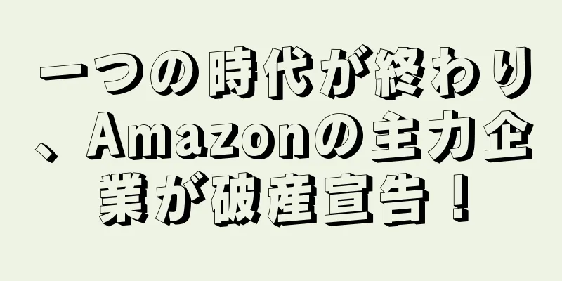 一つの時代が終わり、Amazonの主力企業が破産宣告！