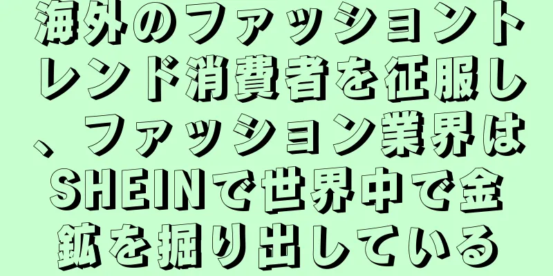 海外のファッショントレンド消費者を征服し、ファッション業界はSHEINで世界中で金鉱を掘り出している