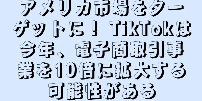 アメリカ市場をターゲットに！ TikTokは今年、電子商取引事業を10倍に拡大する可能性がある