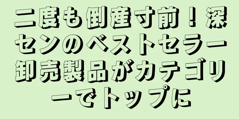 二度も倒産寸前！深センのベストセラー卸売製品がカテゴリーでトップに