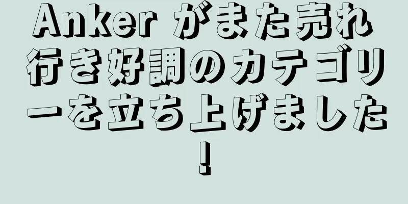 Anker がまた売れ行き好調のカテゴリーを立ち上げました!