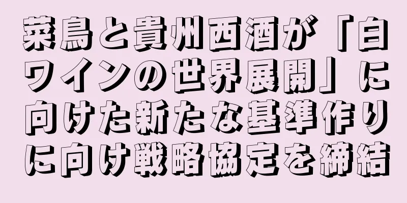 菜鳥と貴州西酒が「白ワインの世界展開」に向けた新たな基準作りに向け戦略協定を締結