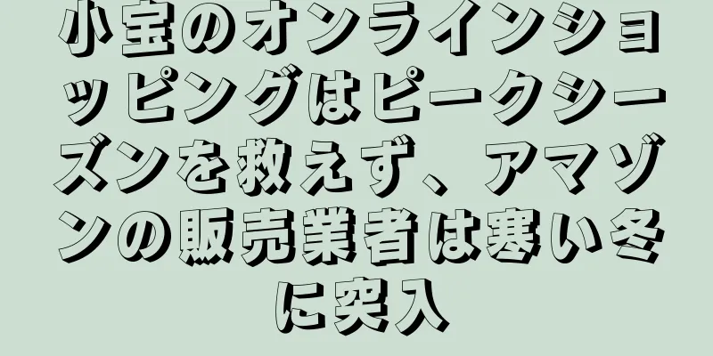 小宝のオンラインショッピングはピークシーズンを救えず、アマゾンの販売業者は寒い冬に突入