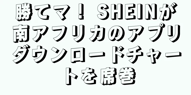 勝てマ！ SHEINが南アフリカのアプリダウンロードチャートを席巻