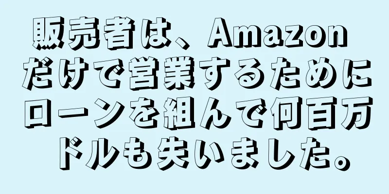 販売者は、Amazon だけで営業するためにローンを組んで何百万ドルも失いました。
