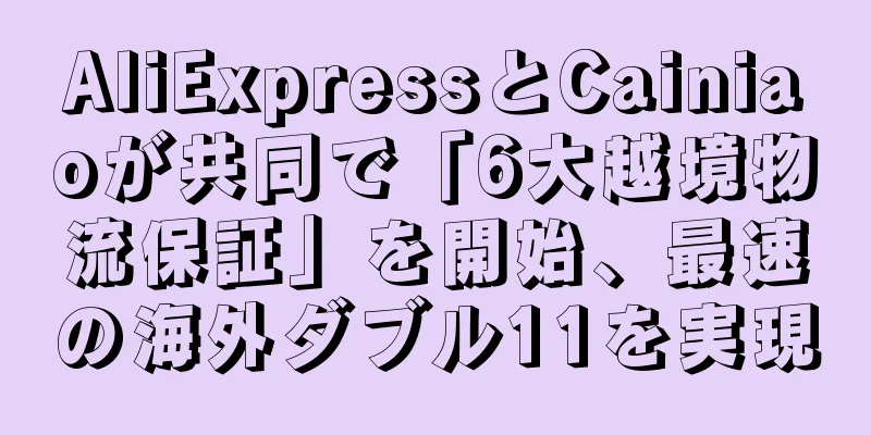 AliExpressとCainiaoが共同で「6大越境物流保証」を開始、最速の海外ダブル11を実現