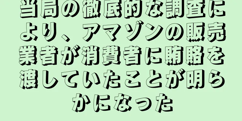 当局の徹底的な調査により、アマゾンの販売業者が消費者に賄賂を渡していたことが明らかになった