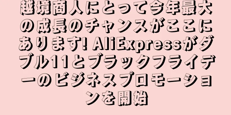 越境商人にとって今年最大の成長のチャンスがここにあります! AliExpressがダブル11とブラックフライデーのビジネスプロモーションを開始
