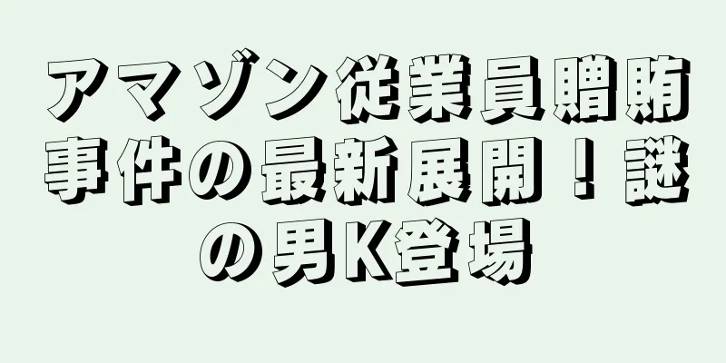 アマゾン従業員贈賄事件の最新展開！謎の男K登場