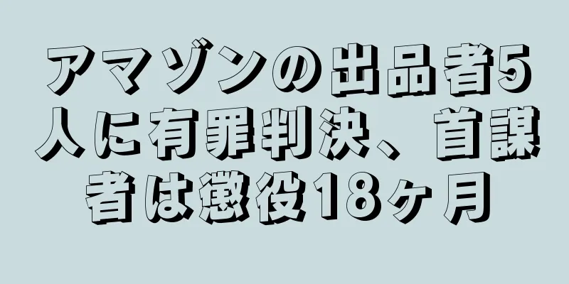アマゾンの出品者5人に有罪判決、首謀者は懲役18ヶ月