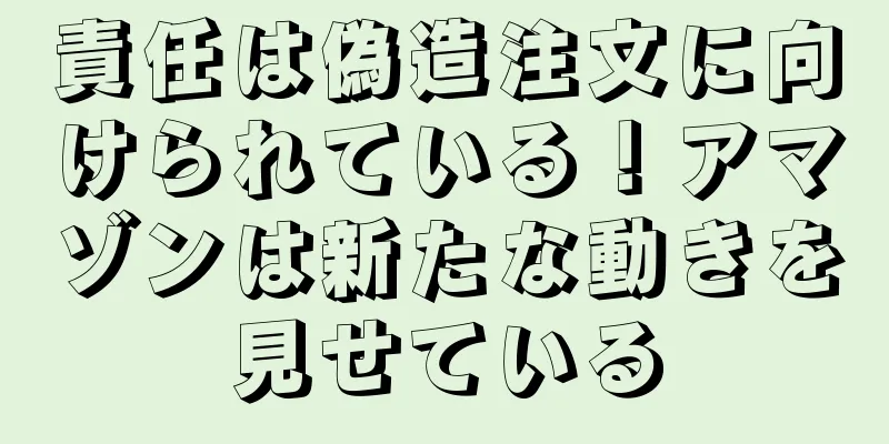 責任は偽造注文に向けられている！アマゾンは新たな動きを見せている