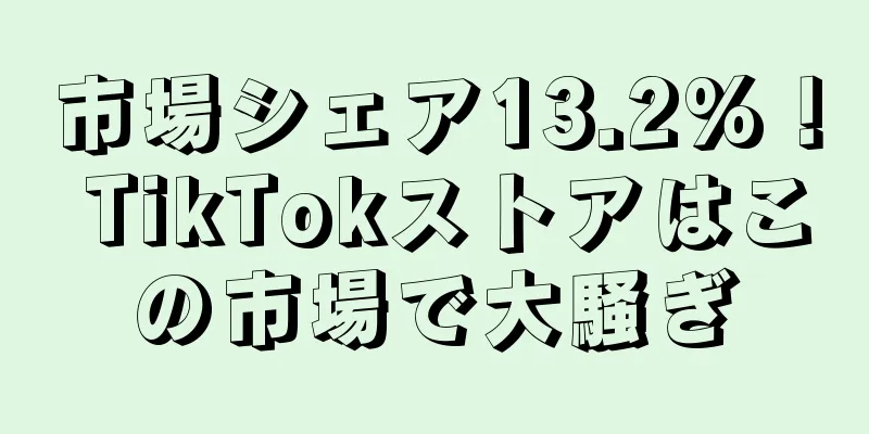 市場シェア13.2%！ TikTokストアはこの市場で大騒ぎ