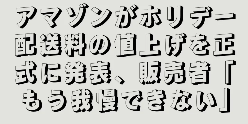 アマゾンがホリデー配送料の値上げを正式に発表、販売者「もう我慢できない」