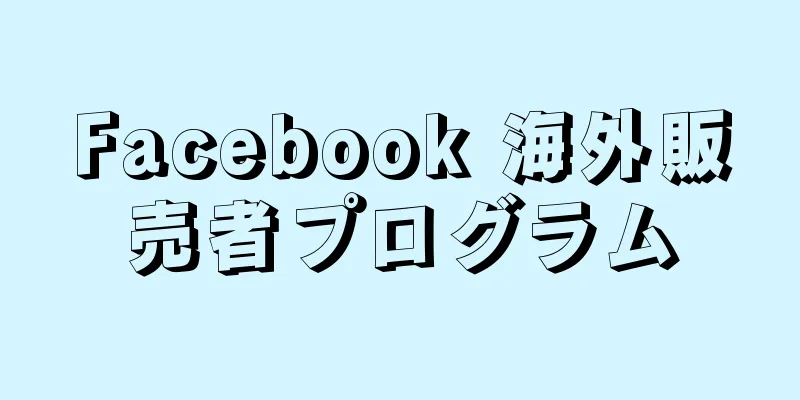 Facebook 海外販売者プログラム