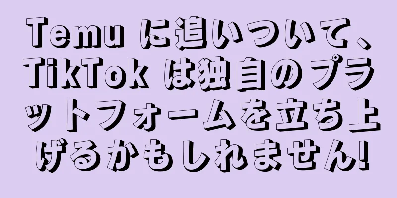 Temu に追いついて、TikTok は独自のプラットフォームを立ち上げるかもしれません!