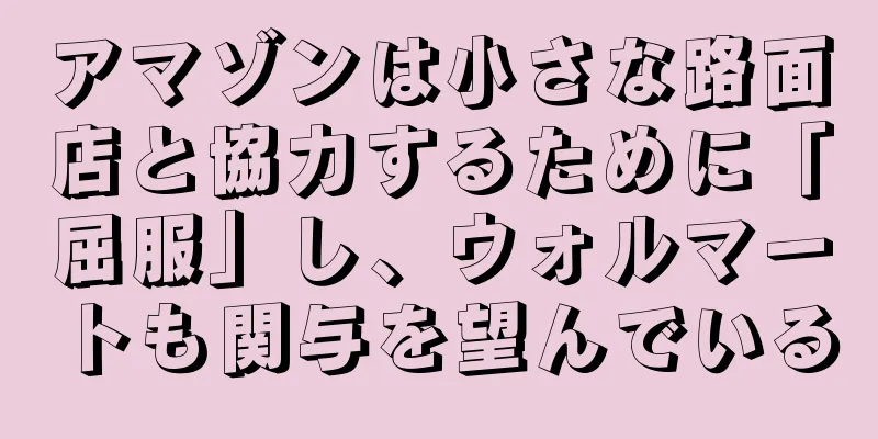 アマゾンは小さな路面店と協力するために「屈服」し、ウォルマートも関与を望んでいる