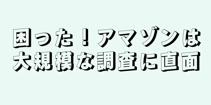 困った！アマゾンは大規模な調査に直面
