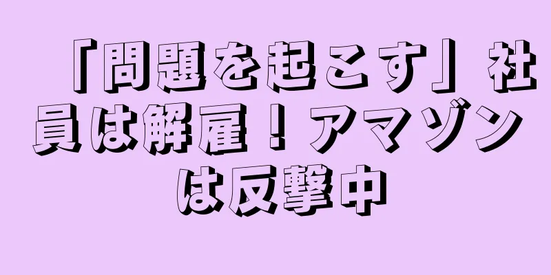 「問題を起こす」社員は解雇！アマゾンは反撃中