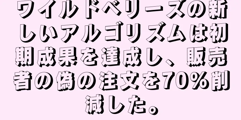 ワイルドベリーズの新しいアルゴリズムは初期成果を達成し、販売者の偽の注文を70%削減した。
