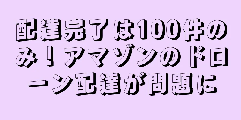 配達完了は100件のみ！アマゾンのドローン配達が問題に