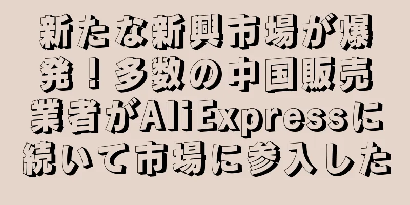 新たな新興市場が爆発！多数の中国販売業者がAliExpressに続いて市場に参入した
