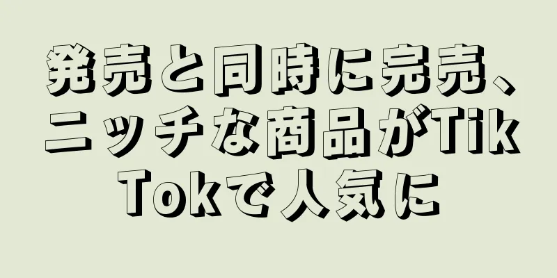 発売と同時に完売、ニッチな商品がTikTokで人気に