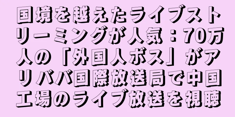 国境を越えたライブストリーミングが人気：70万人の「外国人ボス」がアリババ国際放送局で中国工場のライブ放送を視聴