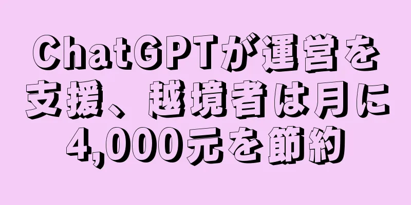 ChatGPTが運営を支援、越境者は月に4,000元を節約