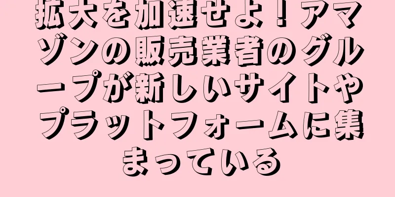 拡大を加速せよ！アマゾンの販売業者のグループが新しいサイトやプラットフォームに集まっている