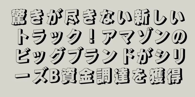 驚きが尽きない新しいトラック！アマゾンのビッグブランドがシリーズB資金調達を獲得