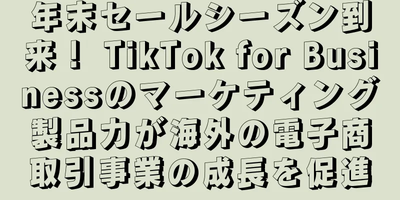 年末セールシーズン到来！ TikTok for Businessのマーケティング製品力が海外の電子商取引事業の成長を促進