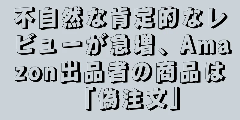 不自然な肯定的なレビューが急増、Amazon出品者の商品は「偽注文」