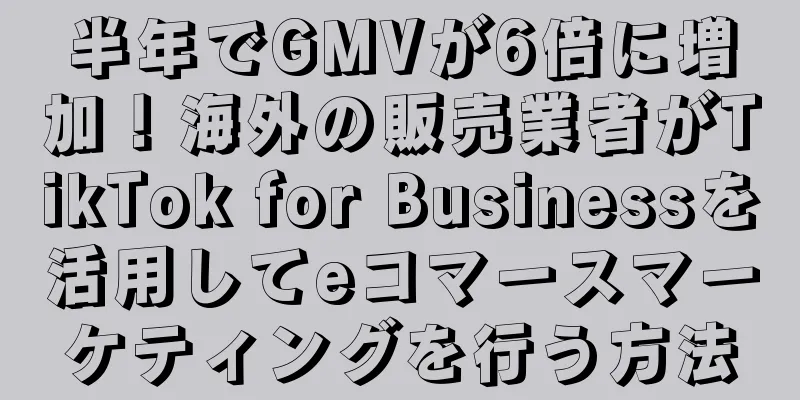 半年でGMVが6倍に増加！海外の販売業者がTikTok for Businessを活用してeコマースマーケティングを行う方法